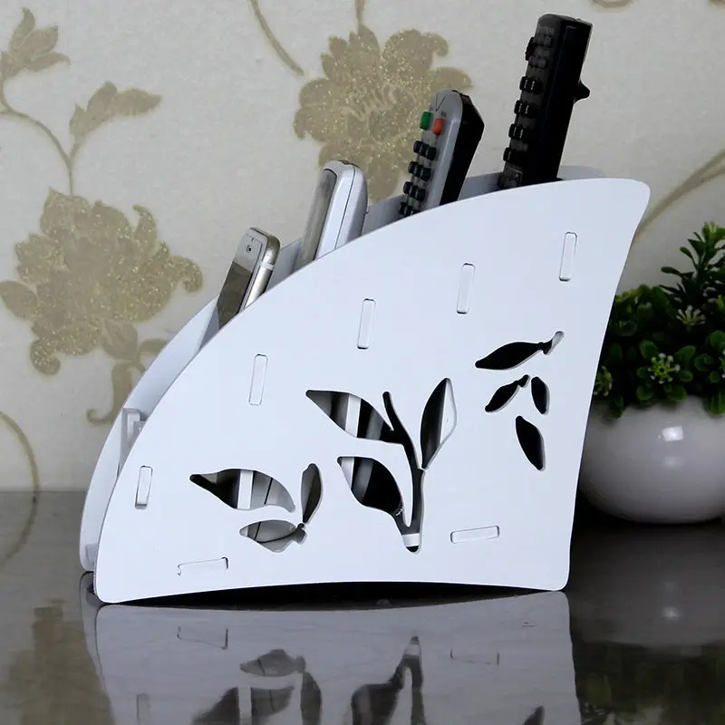 Деревянный ящик для хранения многофункциональный настольный органайзер черный