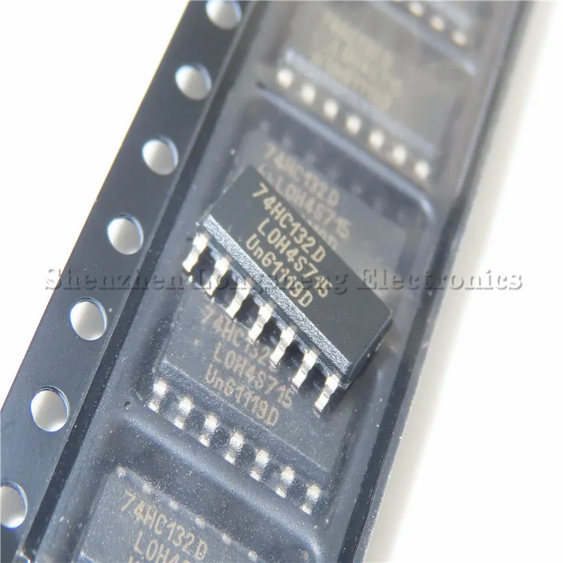 50 шт./лот Новый 74HC132D SOP-14 NAND gate CMOS logic IC inverter