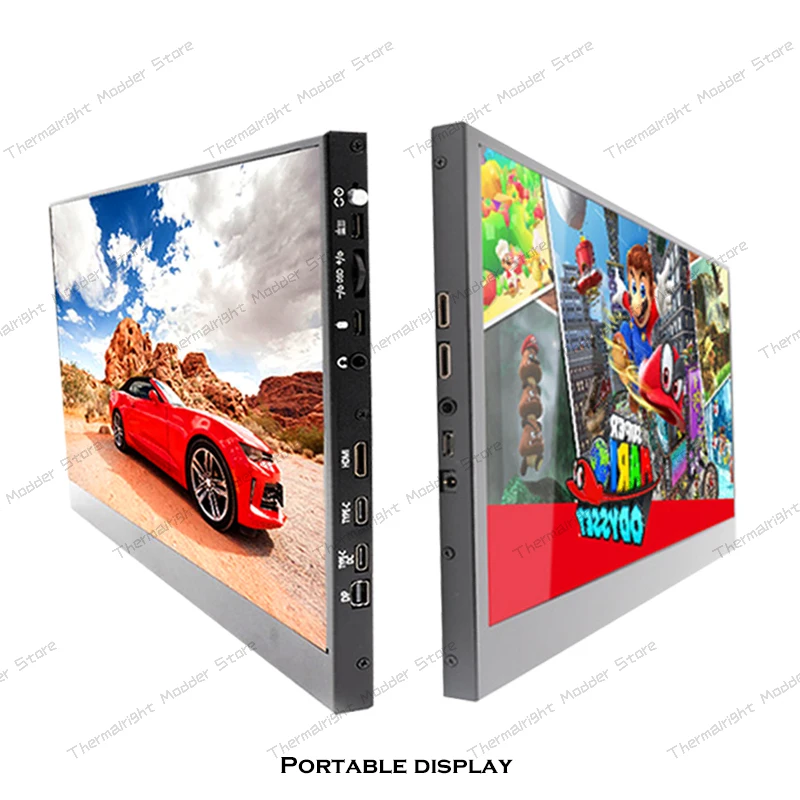 

Portable 4K IPS Monitor Screen USB Type-C HDMI FComputer Notebook Laptop Phone Switch PS4 1920x1080 HDR Gaming Display FreeSync