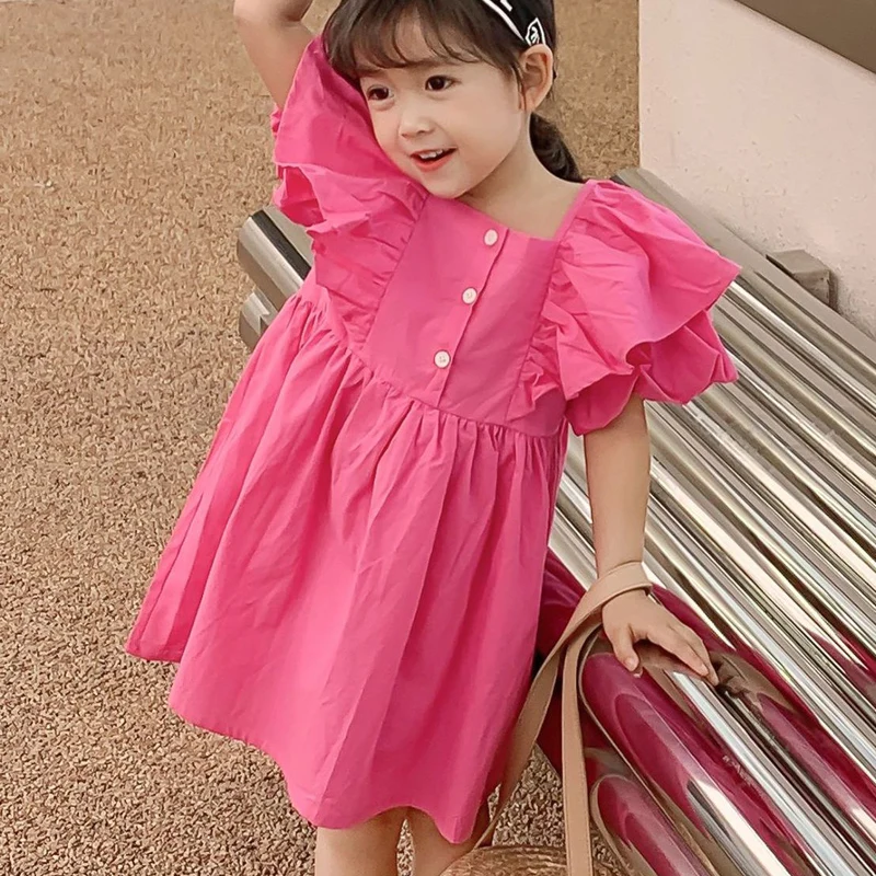 Детское милое платье для девочек новая летняя одежда принцессы малышей платья