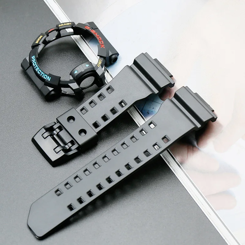 

Watch Accessories Band for Casio SHOCK GA400GBA401 Watch Bracelet Chain Men's Watchband Silicone Watch Strap Male Watch case
