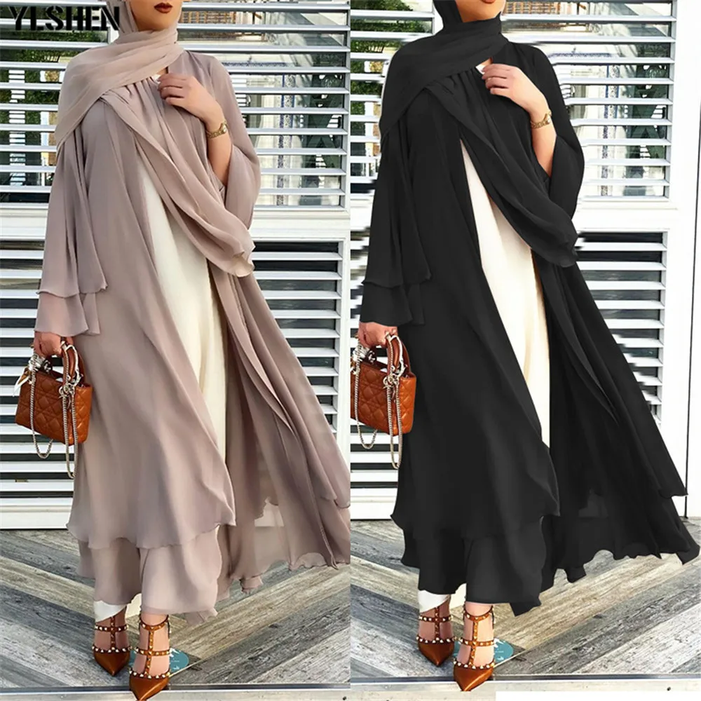 Абайя Дубай Турция мусульманская мода хиджаб платье кафтан ислам одежда африканские макси платья для женщин Vestido Robe Musulman De Mode