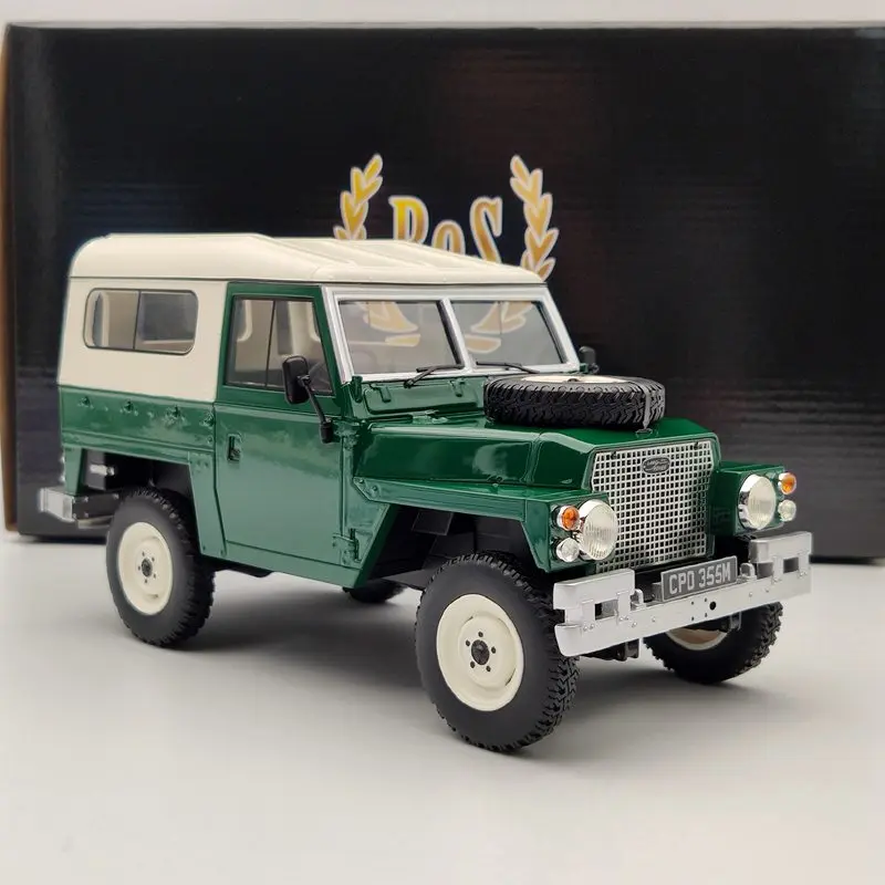 BOS 1:18 для L ~ nd R ver светильник весовая Серия III жесткий Топ темно-зеленый 1973 BOS355 |
