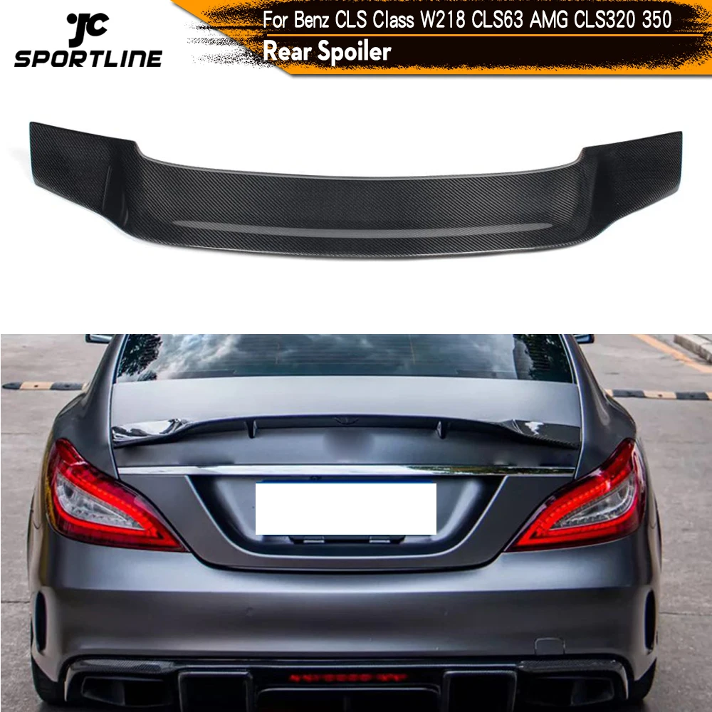 Спойлер на задний багажник из углеродного волокна/FRP для Mercedes Benz W218 CLS350 CLS400 CLS500 CLS63