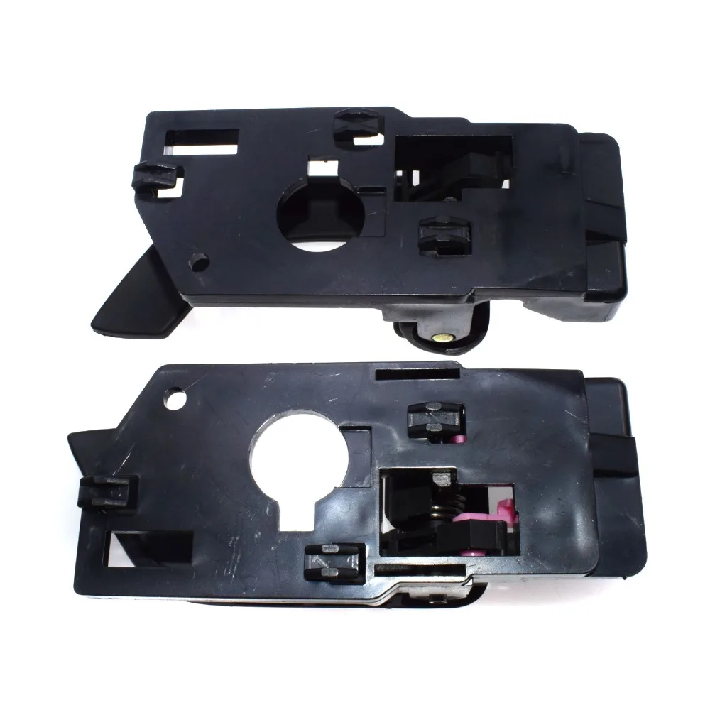 ISANCE Черная внутренняя ручка двери правая левая RH + LH 2 шт для Hyundai Tiburon 2003 2008 OEM