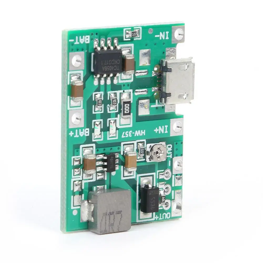 

DC 3.7V 9V 5V 2A Adjustable Multimeter 18650 Battery Step Up Integrated Module Counterclockwise Rotating Boost Of Positioner