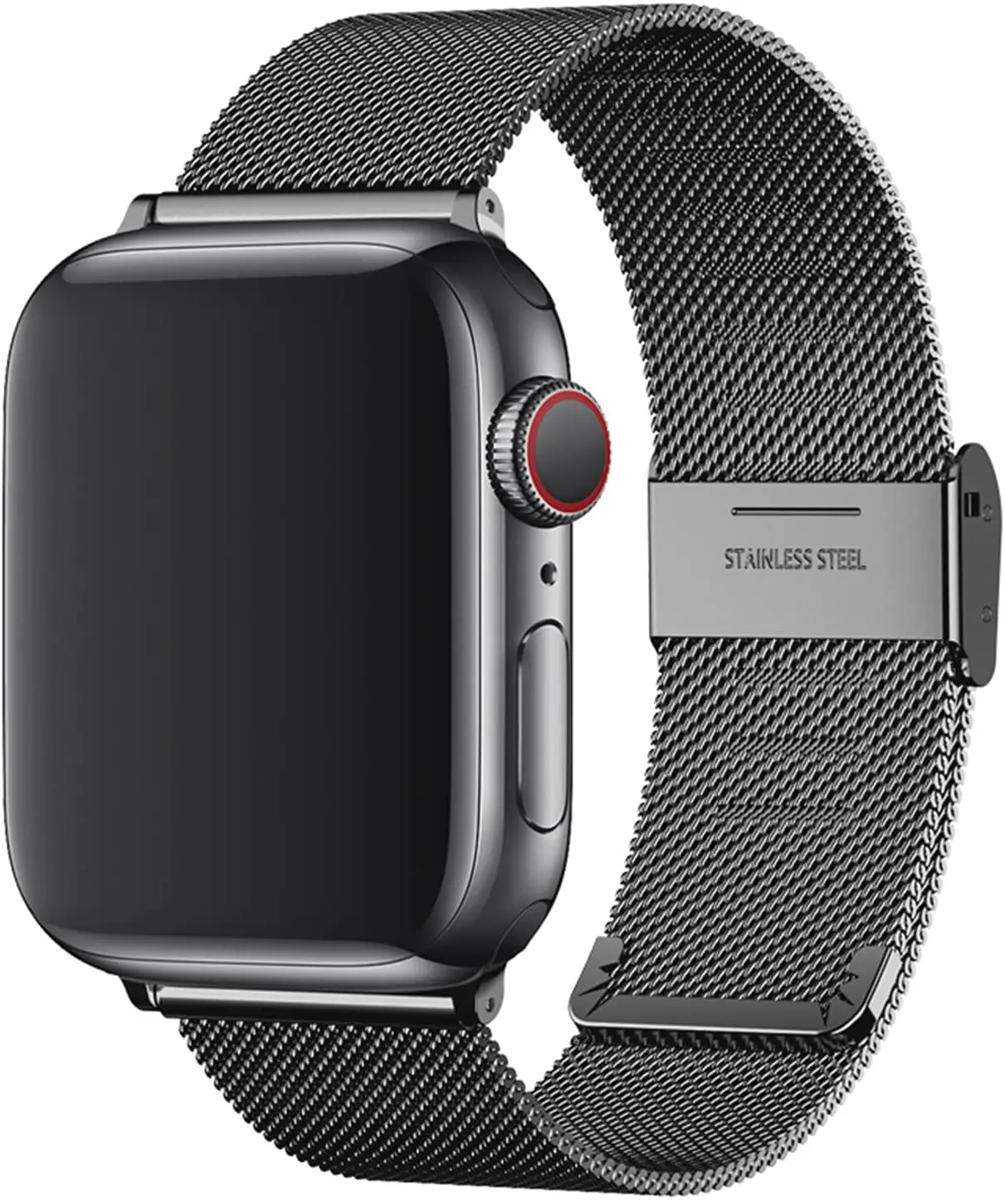 

Ремешок металлический для Apple Watch Band 38 41 40 42 45 44 мм, сменный сетчатый Браслет из нержавеющей стали для iWatch Series 76 5 4 3 2 1