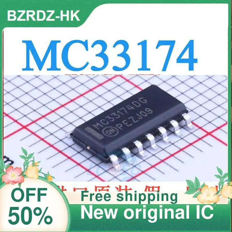 

2-10 шт./лот MC33174 MC33174DR2G MC33174DG SOP новый оригинальный IC