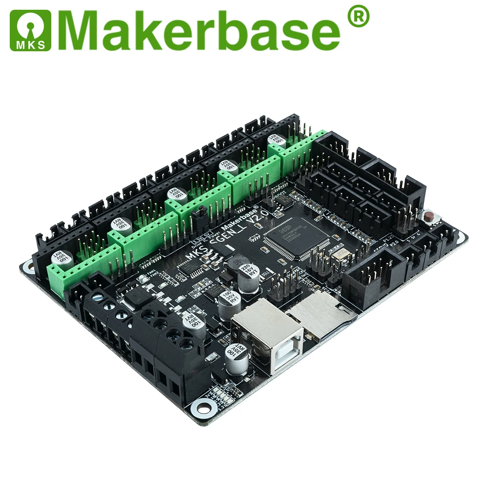 Материнская плата для 3D принтера Makerbase MKS SGen_L V2.0 с поддержкой marlin2.0|Фланцы| |