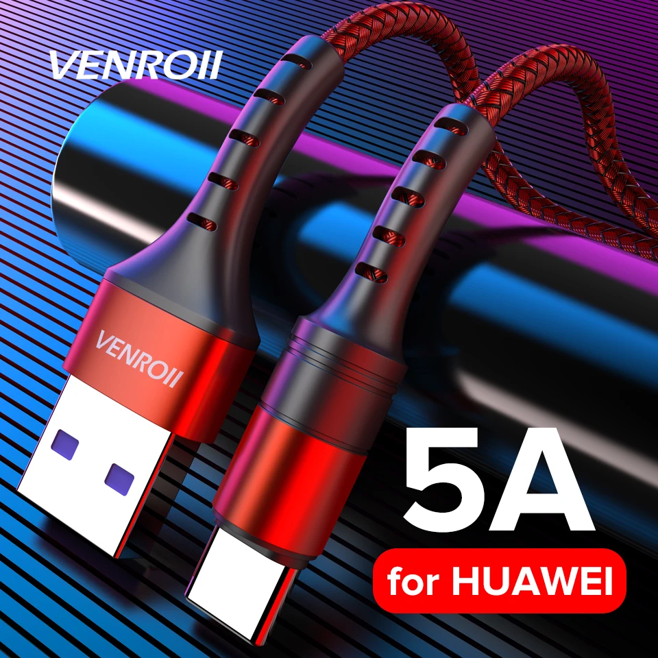 5A type C USB кабель QC3.0 провод для быстрого заряда мобильного телефона шнур USBC type-C Кабо Для huawei mate 20 P30 P20 P10 Pro Honor 10 Nova