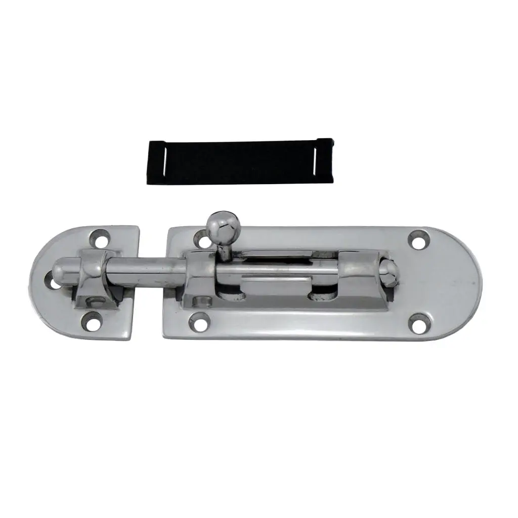 

3-1/2 inch 316 Stainless Steel Door Latch Sliding Lock Barrel Bolt (Silver)