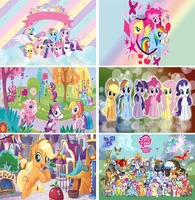 my little unicorn sky rainbow stars photography background shower baby birthday customized banner photo backdrop party backdrop