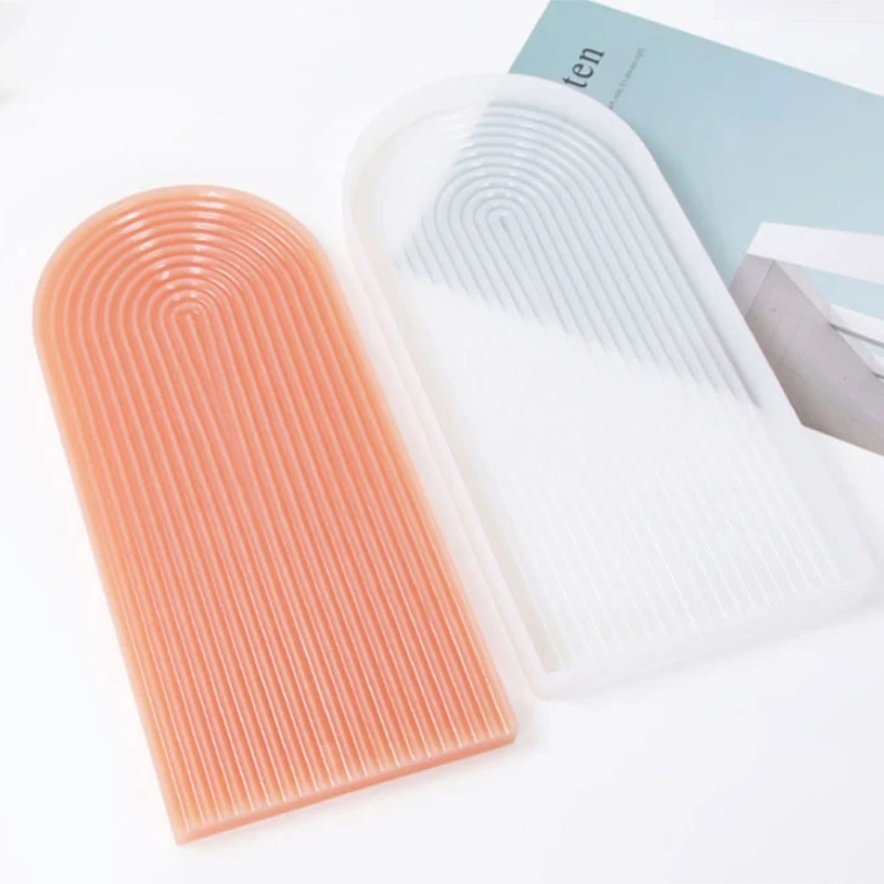 

Wavy Tray Epoxy Resin Mold Serving Board Plate Silicone Mould DIY Crafts Jewelry Decorations Ornaments Casting Tools
