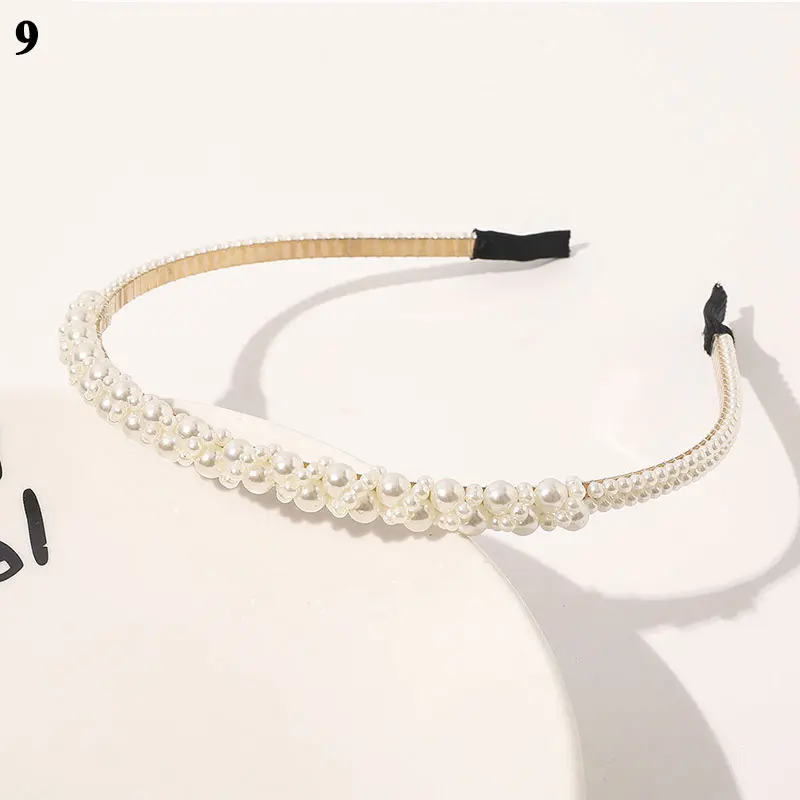 

Elegant Full Pearl Hairband Cute Headband Hair Hoops Holder Ornament Head Band Female Fashion Hair Accessories