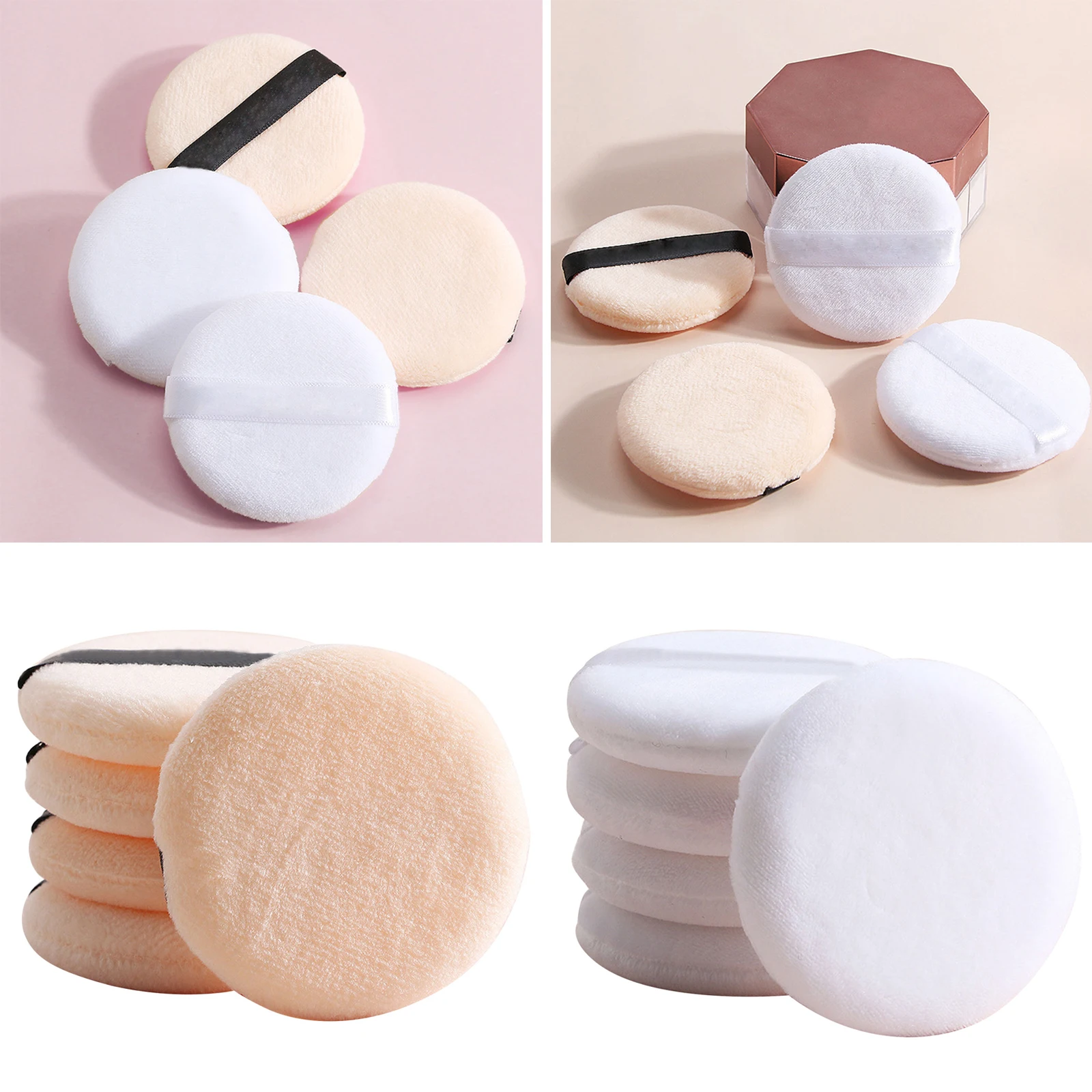 

5Pcs Makeup Sponge Set Makeup Puff Beauty Cosmetics Puff Face Foundation Blending For Liquid Cream And Powder Sponge