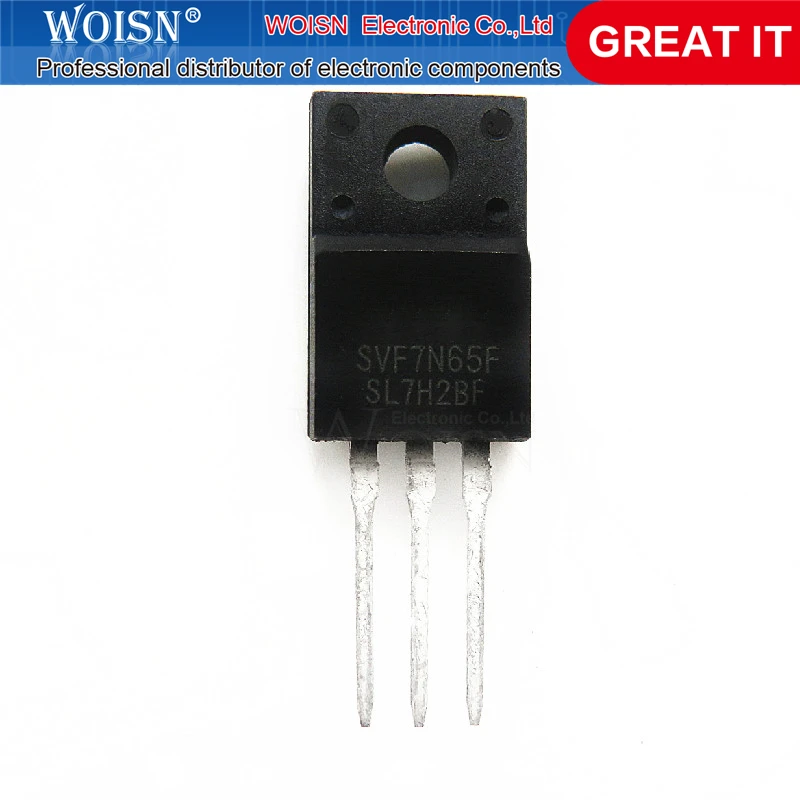 5 шт./лот SVF7N65F SVF7N60F JCS7N65FB MDF7N65B TO-220F 7A 650 в наличии | Электронные компоненты и