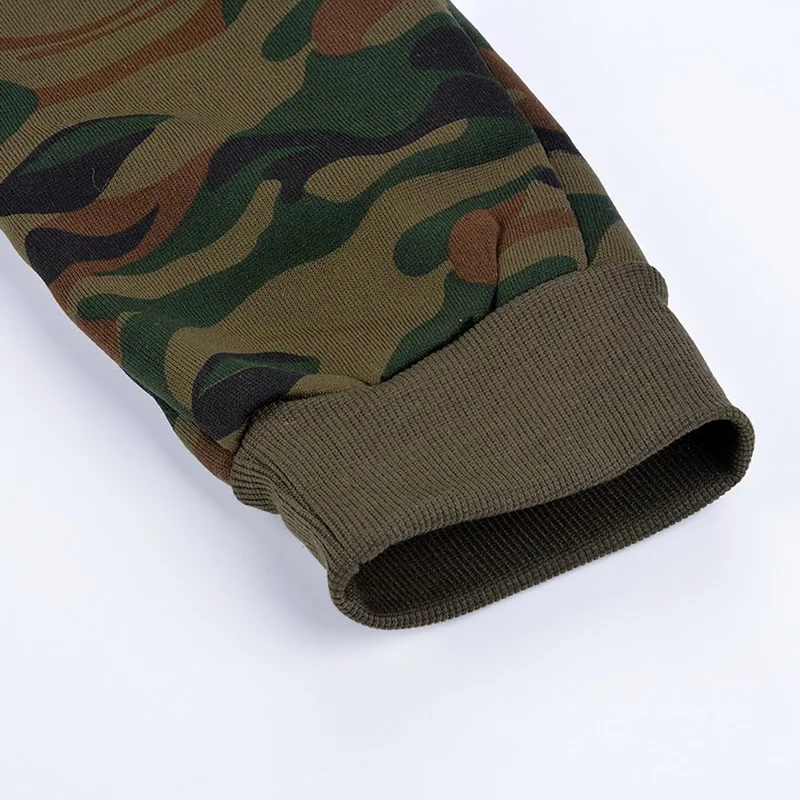 Mens Winter Pants Warm Drawstring Closure Slim Fit Camo Jogger Gym Athletic Sweatpants Casual Camouflage Fitness Trousers men