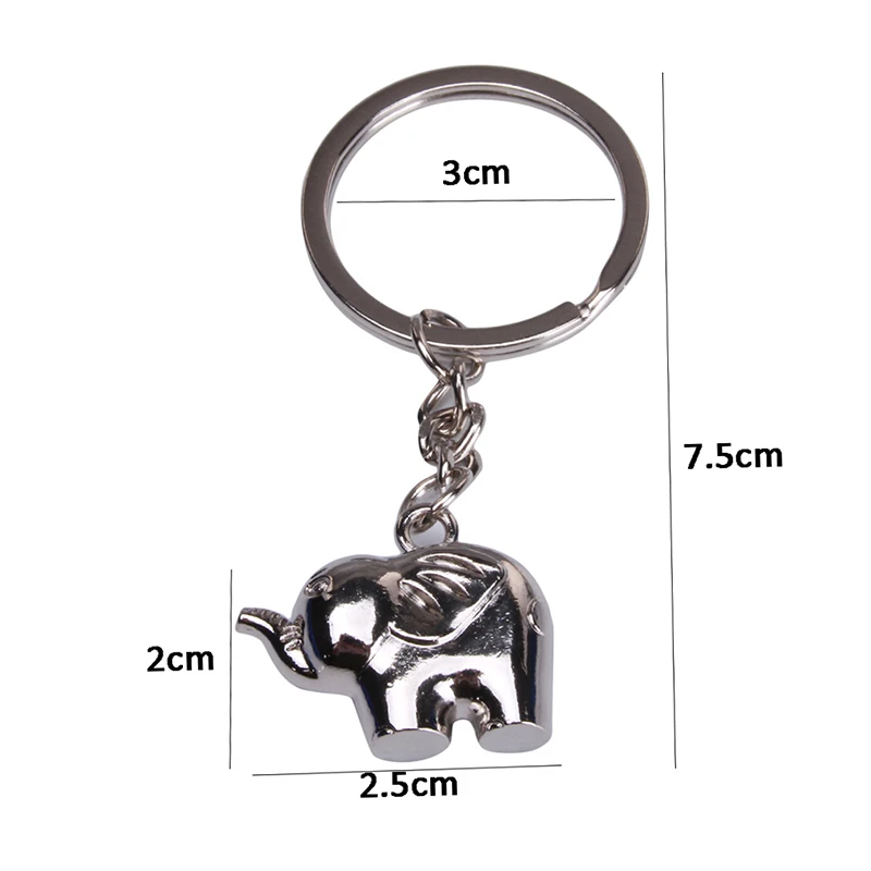 1 шт. модный стиль милый брелок для домашних животных слона и золотой цвет подарок