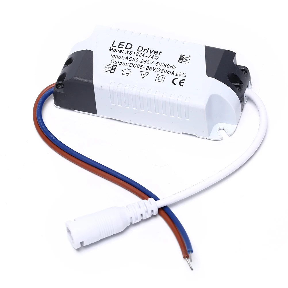 

1-3W 4-7W 8-12W 13-18W 18-24W LED Light Transformer Power Supply Adapter For Led Lamp/bulb Safe Plastic Shell LED Driver