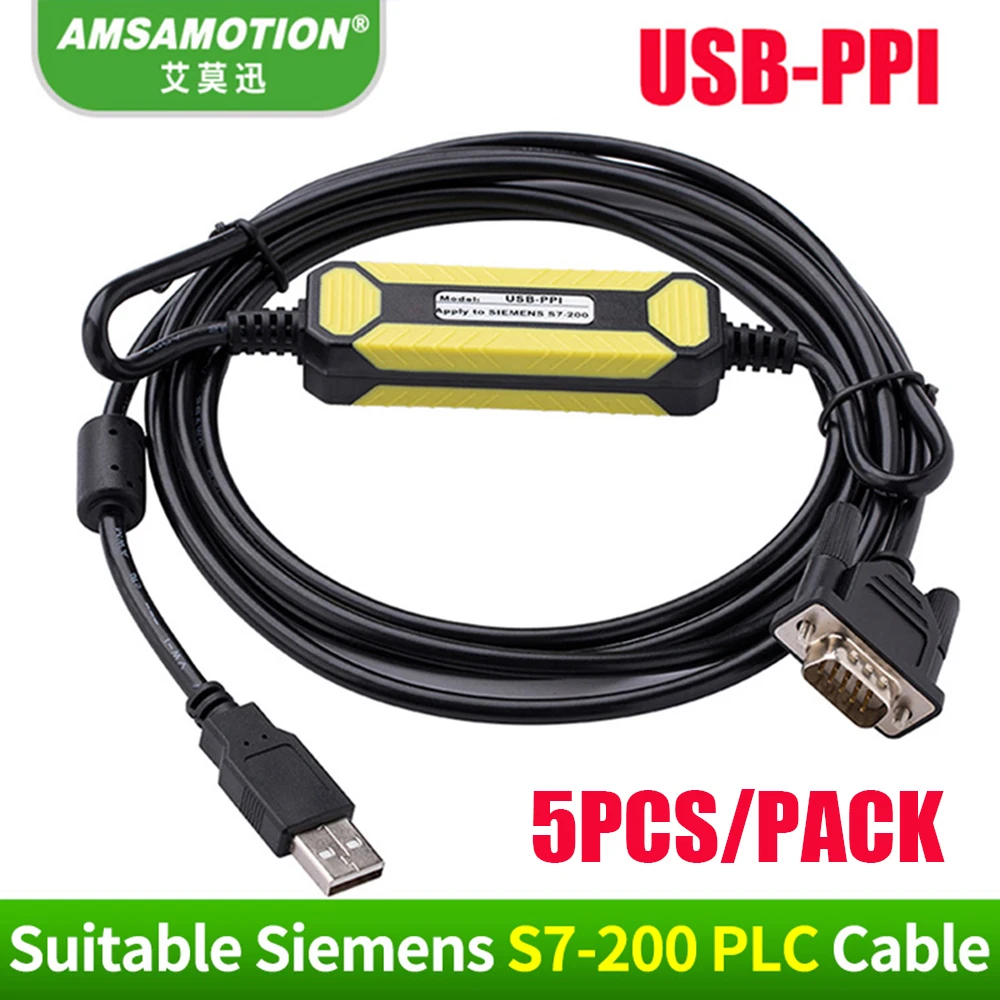 5 шт./упак. SIMATIC Кабель для программирования 5x USB PPI к RS485 адаптер Siemens S7 200 PLC Связь