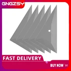 Скребок из фольги, виниловая пленка для автомобиля, пленка для автомобиля, дома, офиса, наклейки для установки, чистящая Серебряная оконный скребок тонировка, инструмент 5A73, 5 шт.