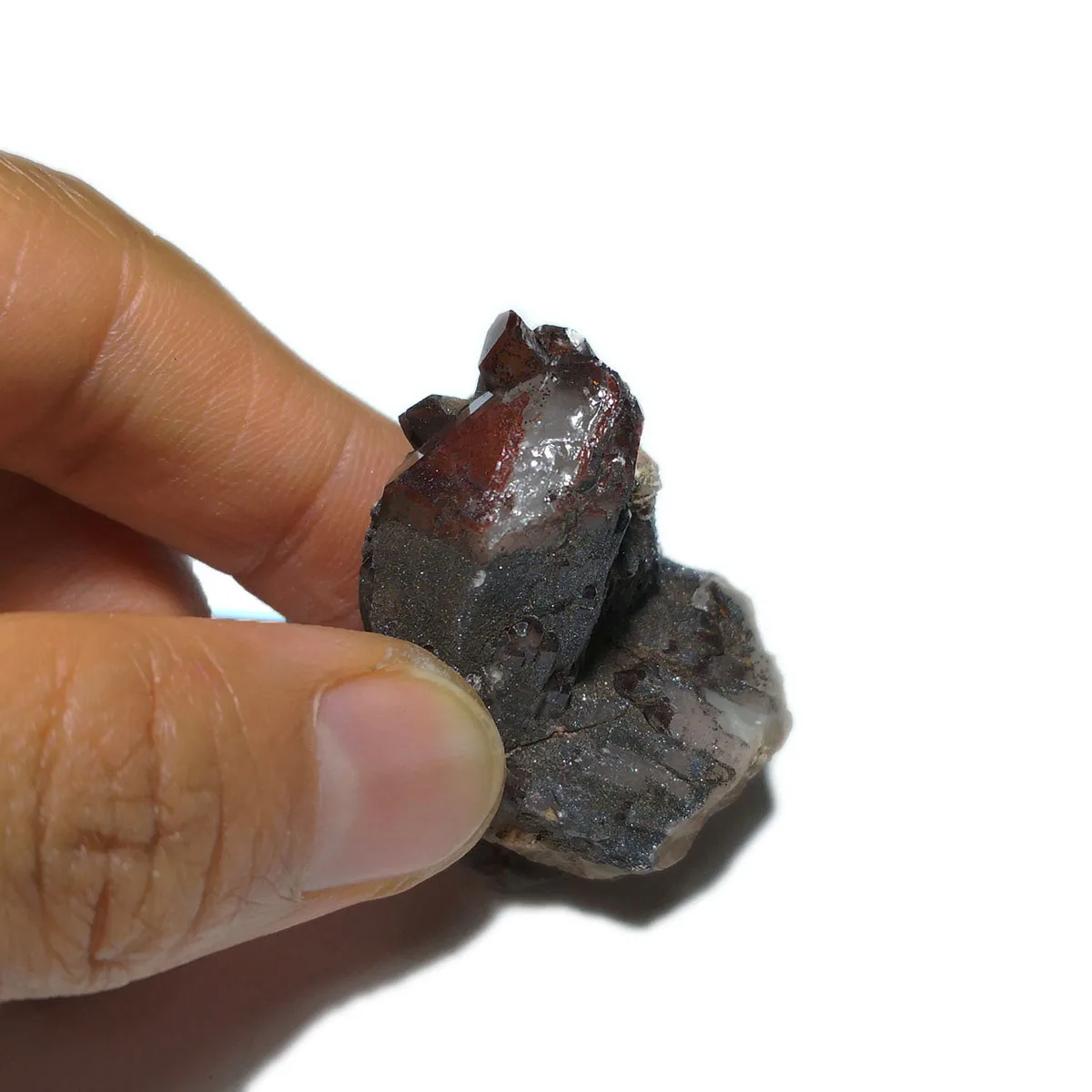 

20g A3-6 Natural Red Quartz Mineral Crystal Specimen Ornaments Gifts from Taiyuan Shanxi Province,China