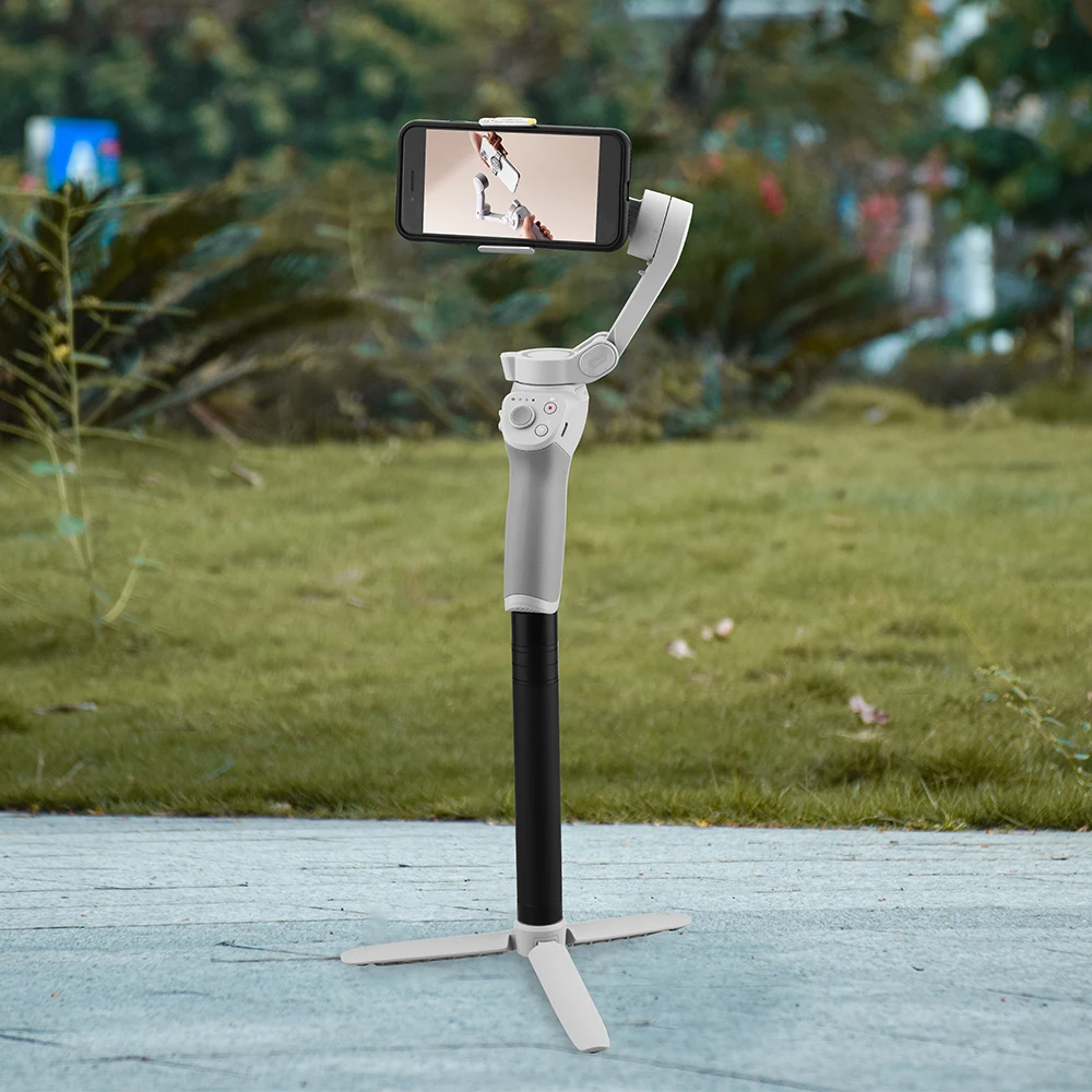 

For DJI OM4 Outdoor Handheld Selfie Gimbal Extension Pole Travel Adjustable Stretchable Smooth Stabilizer Accessory DSLR Camera