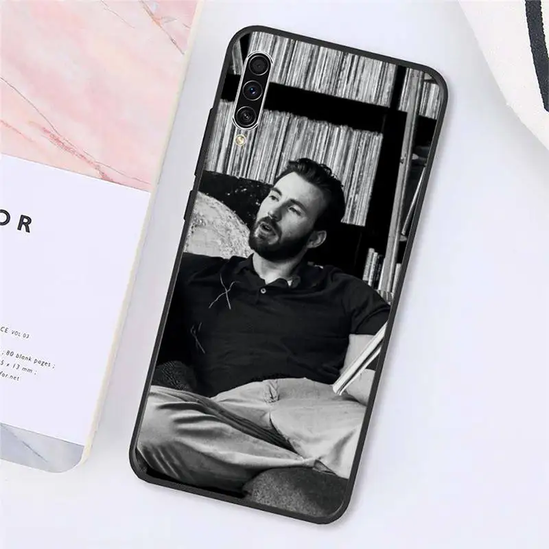 

Chris Evans American actor Phone Case For Samsung galaxy A S note 10 7 8 9 20 30 31 40 50 51 70 71 21 s ultra plus