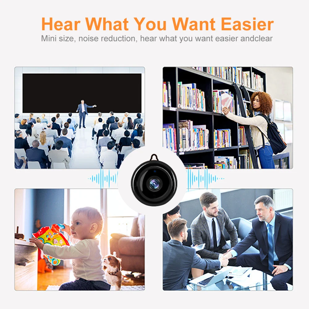 

Wireless wifi Mini IP Camera 1080P HD IR Night Vision Micro Camera Home Security surveillance WiFi Baby Monitor Camera