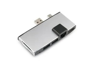 pro 4 USB mini Dp к HDTV 2USB 3,0 концентратор для Surface pro 4 5 6 - Цвет: pro 4
