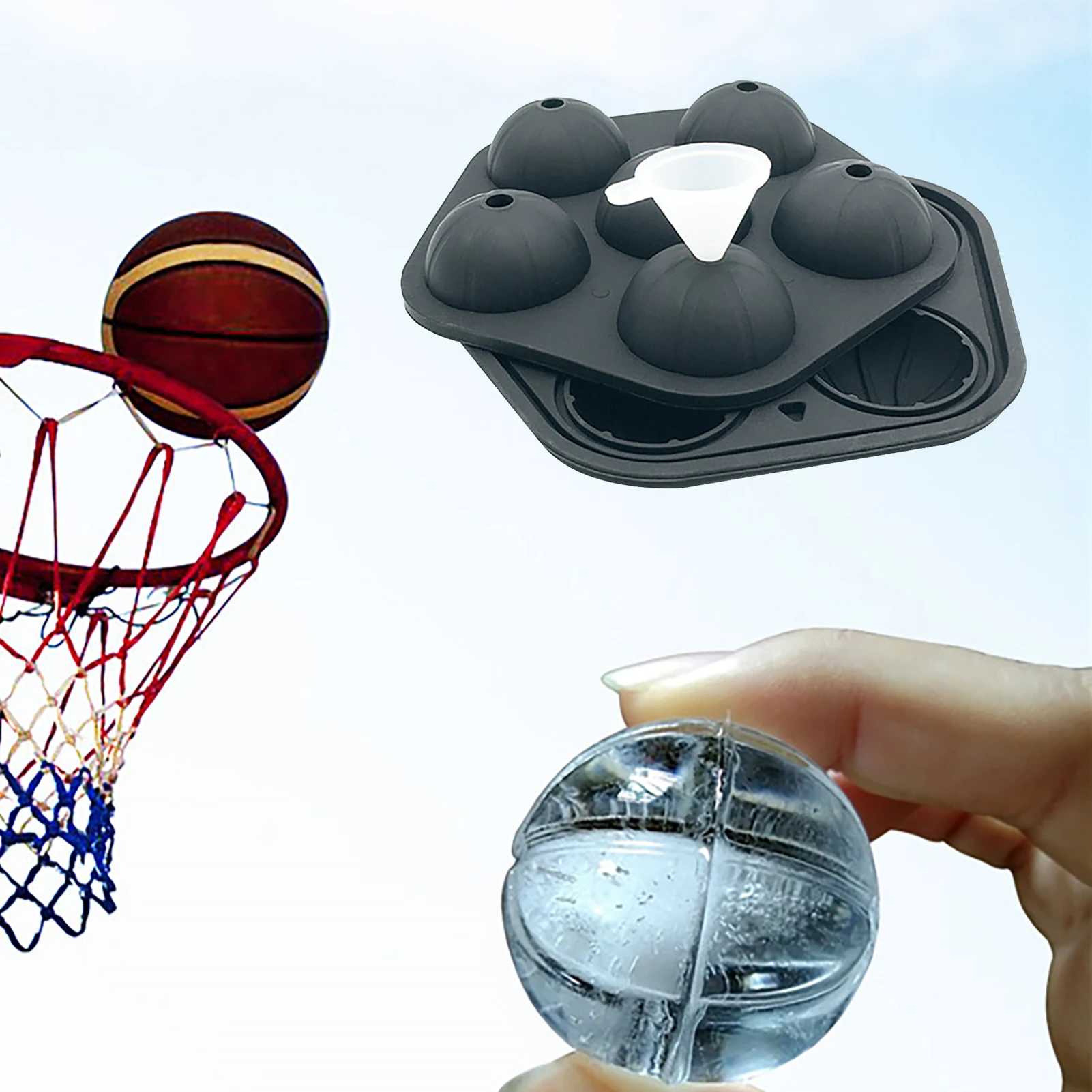 Форма для ледяных шариков 4 см форма баскетбола рукоделия дома бара вечерние