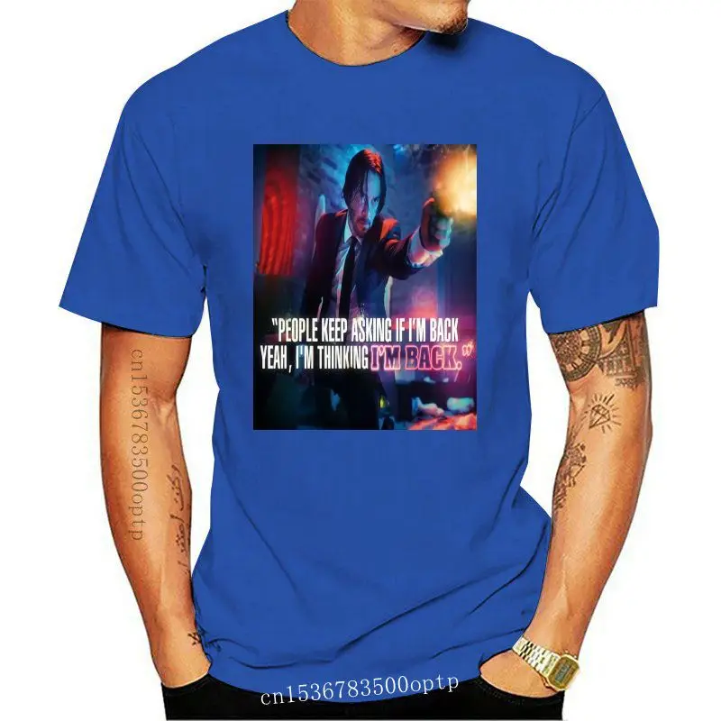 

Мужская футболка Shsue с принтом JOHN Wick, футболки с коротким рукавом с постером, мужские футболки с круглым вырезом, футболка с принтом, 2018, модн...