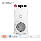 Пульт ДУ Tuya Smart Life ZigBee 3,0, Евророзетка, 16 А, настройка таймера, голосовое управление через Google Home Alexa DIY Echo