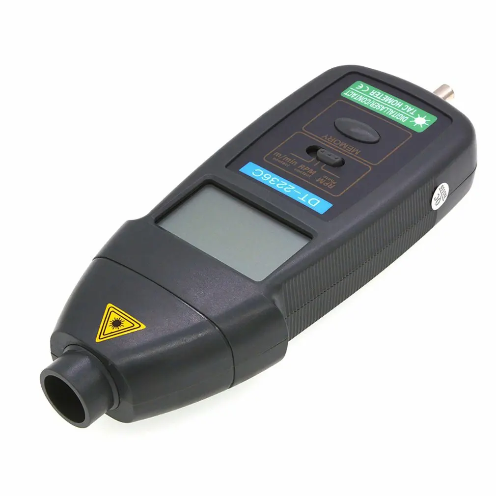 

Digital Tachometer Rotational Speed Meter Contact Motor RPM Meter Tach Tools Non Contact photoelectric speedometer DT2236C