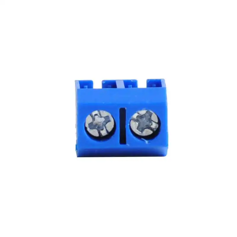 

RCmall KF301-2P Splicing 5.0mm screw type PCB spacing connector terminal Blue 20Pcs