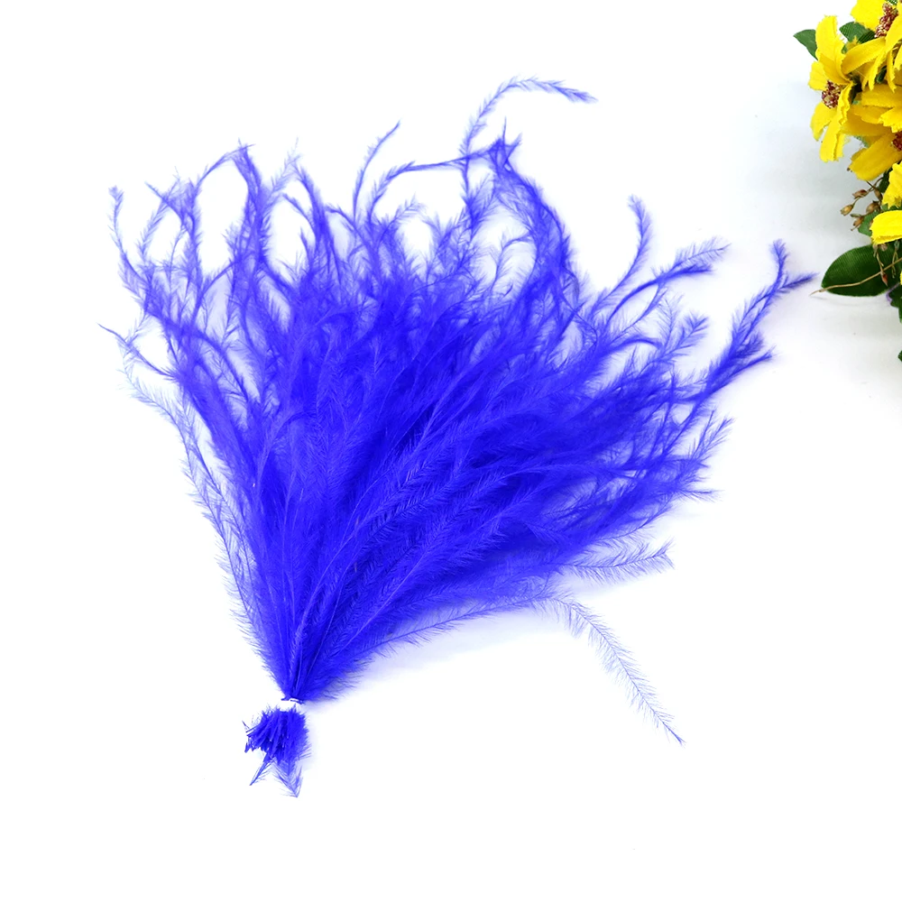 10-15 cm/4-6 inches Ostrich Feather DIY Jewelry Earring Decorative Accessory Fluffy Dyed Various Plumes 100 pcs/1 Bunch | Дом и сад