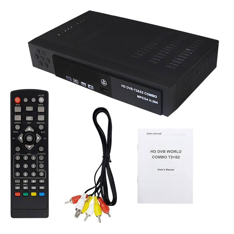 DVB T2 S2 комбинированный цифровой Full HD спутниковый ресивер Поддержка Dolby IPTV PVR YouTube