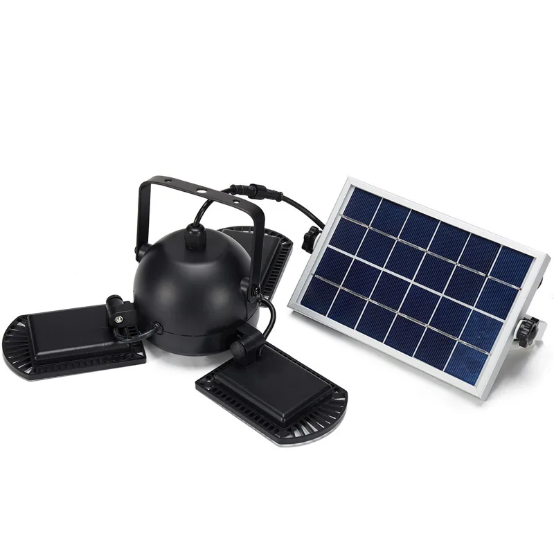 

New LED Split Folding Garage Light Solar Three-Head Lamp Courtyard Decoration Solar Lamp garden decoration motion sensor light