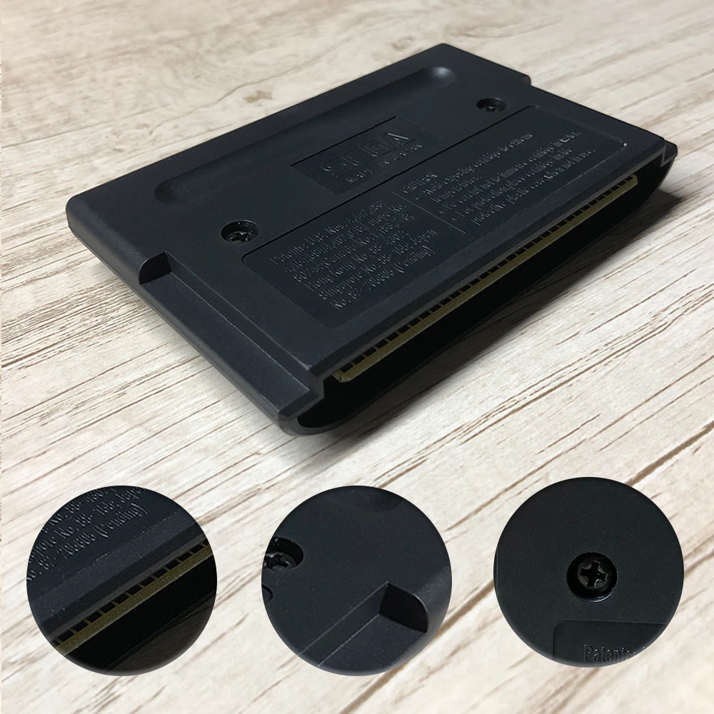 Arrow Flash-этикетка США или ЕС Flashkit MD Electroless золотая для Sega Genesis Megadrive игровая консоль |