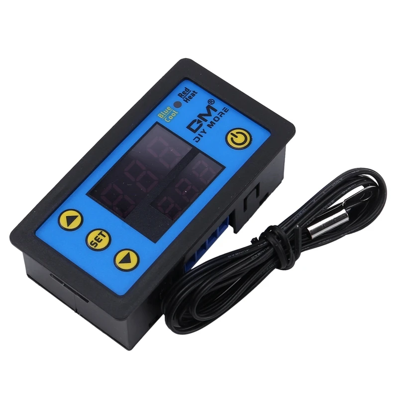 

W3231 AC 110-220V Red-Blue LED Digital Temperature Controller Thermostat Indoor Outdoor Weather Station Heating Control