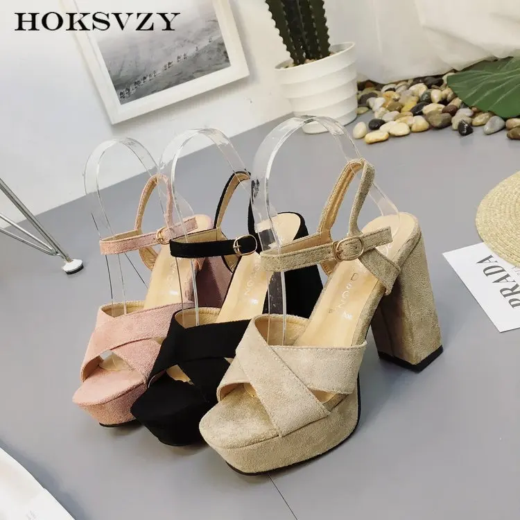 HOKSZVY повседневная женская обувь с пряжкой новинка 2019 корейские женские модные