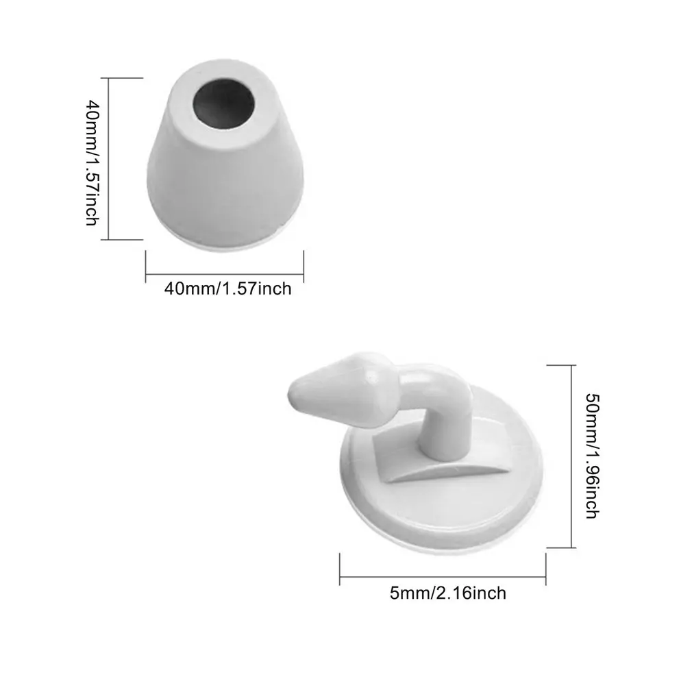 Бесшумная силиконовая дверная пробка настенная впитывающая заглушка для