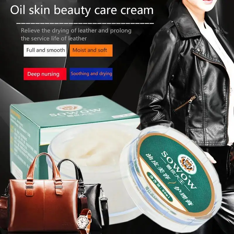 

Leather Beauty Care Cream Leather Refurbishing Cleaner Maintenance Shoe Leather Craft For Leather Accessories Polish J6M5