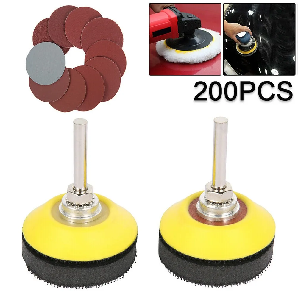 

200x Sanding Discs 50mm/ 2 Inch 80/ 180/ 240/ 320/ 400 / 600 / 800 / 1000 / 2000 / 3000 Grit