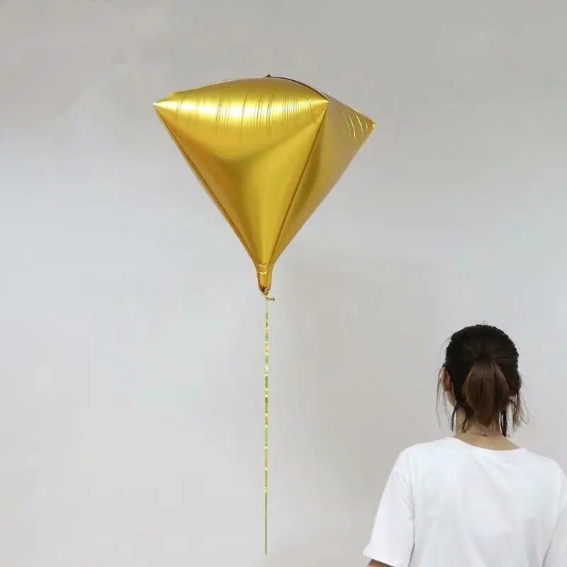 20 штук 4D алмаз круглые кубические в форме сердца гелиевые Твердые мячи из