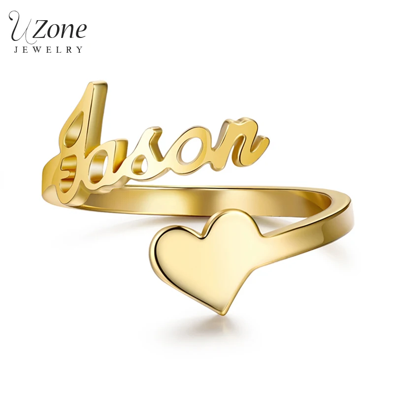 UZone Custom Name Love Heart Ring Personalized Arabic Name Rings Couple Names On One Ring For Women Wedding Jewelry Gift
UZone Custom Name Love Heart Ring Personalized Arabic Name Rings Couple Names On One Ring For Women Wedding Jewelry Gift