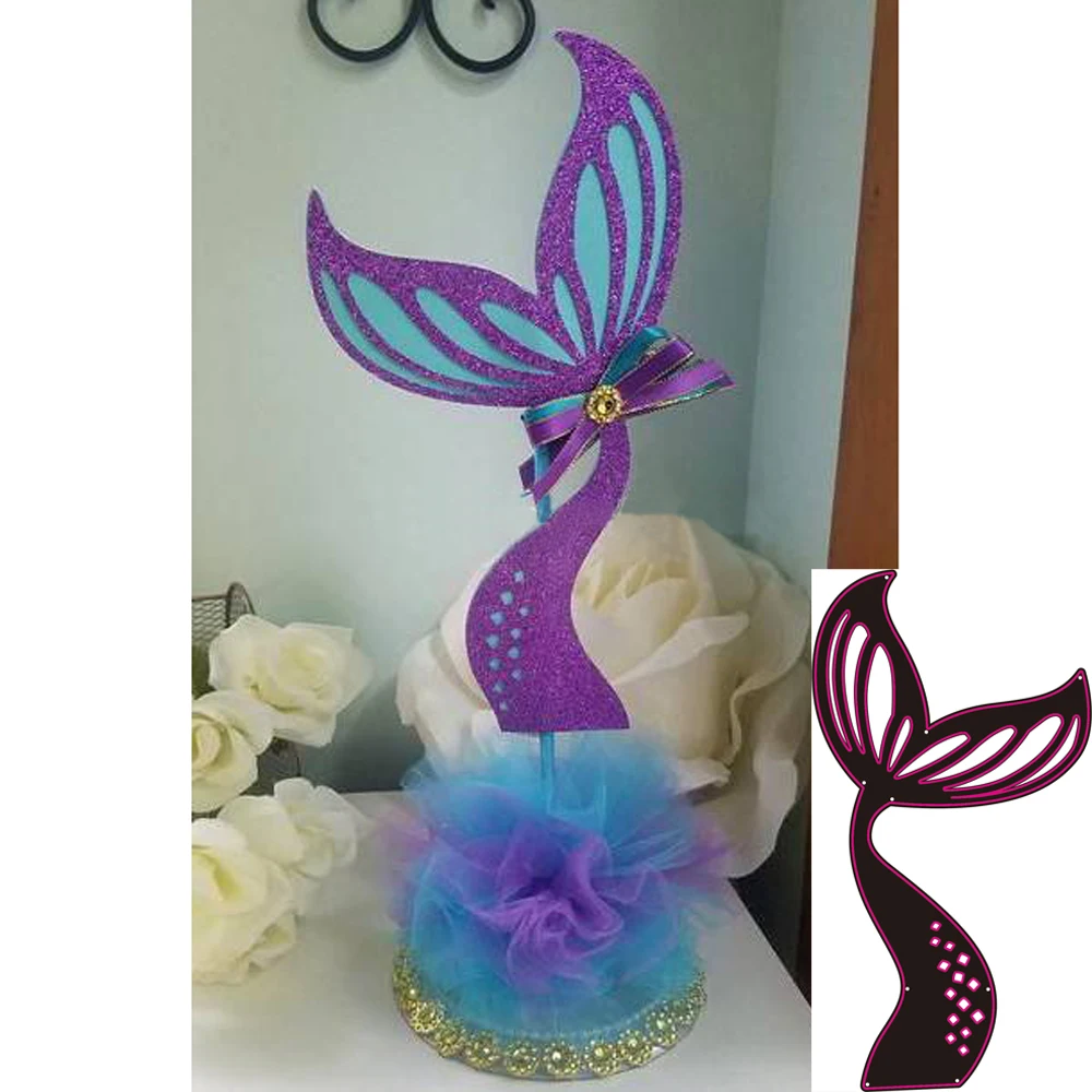 Металлическая Форма для резки красивый нож в виде рыбьего хвоста штамп