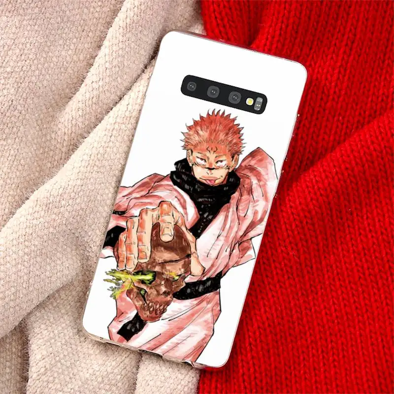 

Jujutsu Kaisen Satoru anime Phone Case Transparent for Samsung A71 S9 10 20 HUAWEI p30 40 honor 10i 8x xiaomi note 8 Pro 10t 11