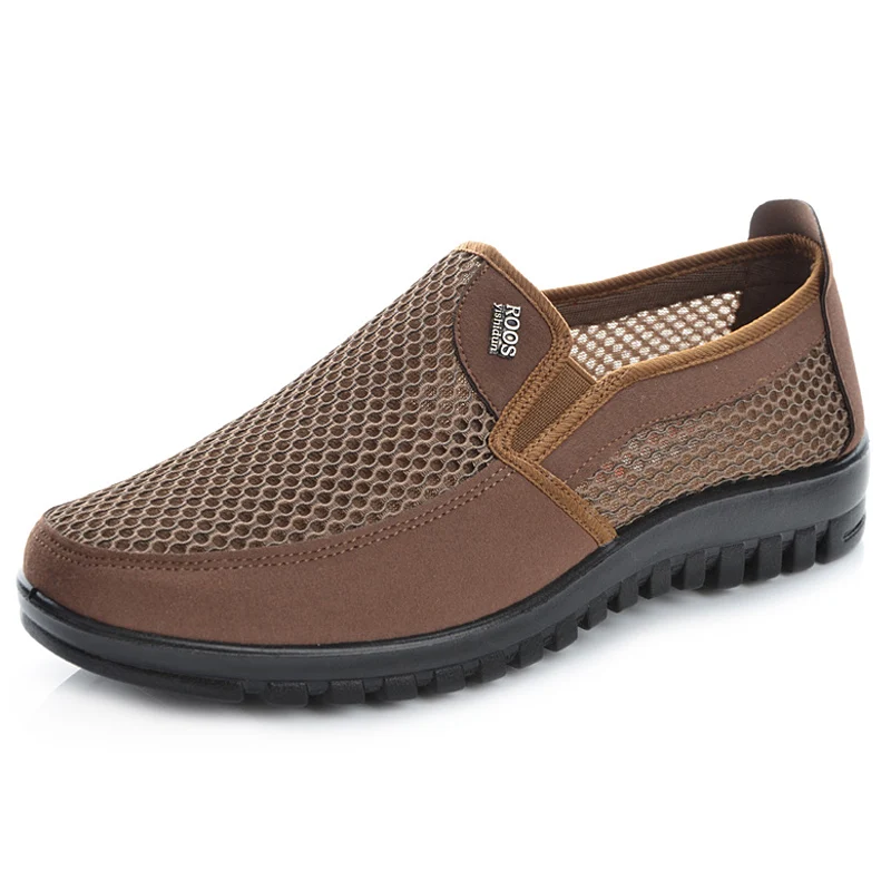 

Mazefeng 2020 Summer Mesh Shoe Sneakers for Men Shoes Breathable Men's Casual Shoes Slip-On Male Shoes Loafers Casual Walking 44
