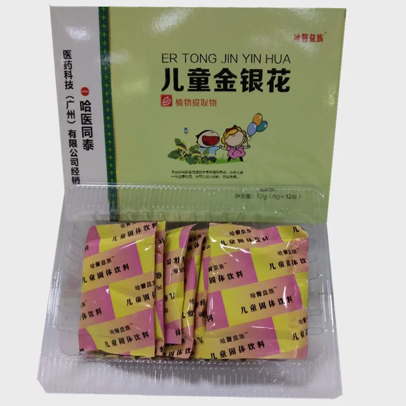 Детские гранулы жимолости порошок для напитков 6 г * 12 упаковок один предмет Hurbolism